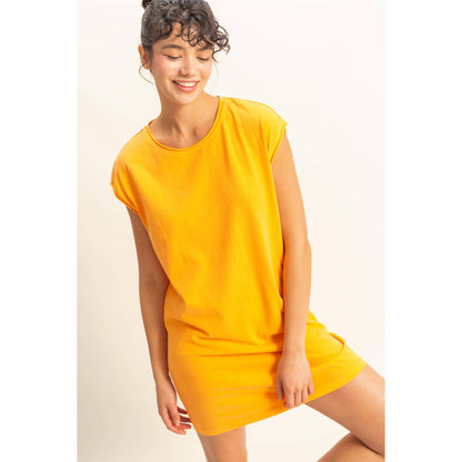 DZ25C734-Freestyle Sleeveless Mini Dress