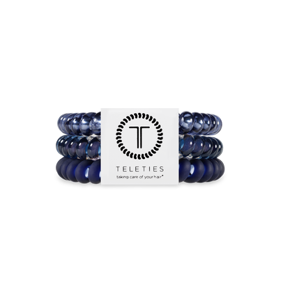 Spiral Hair Coils | Small | Nightfall Navy Hair Ties