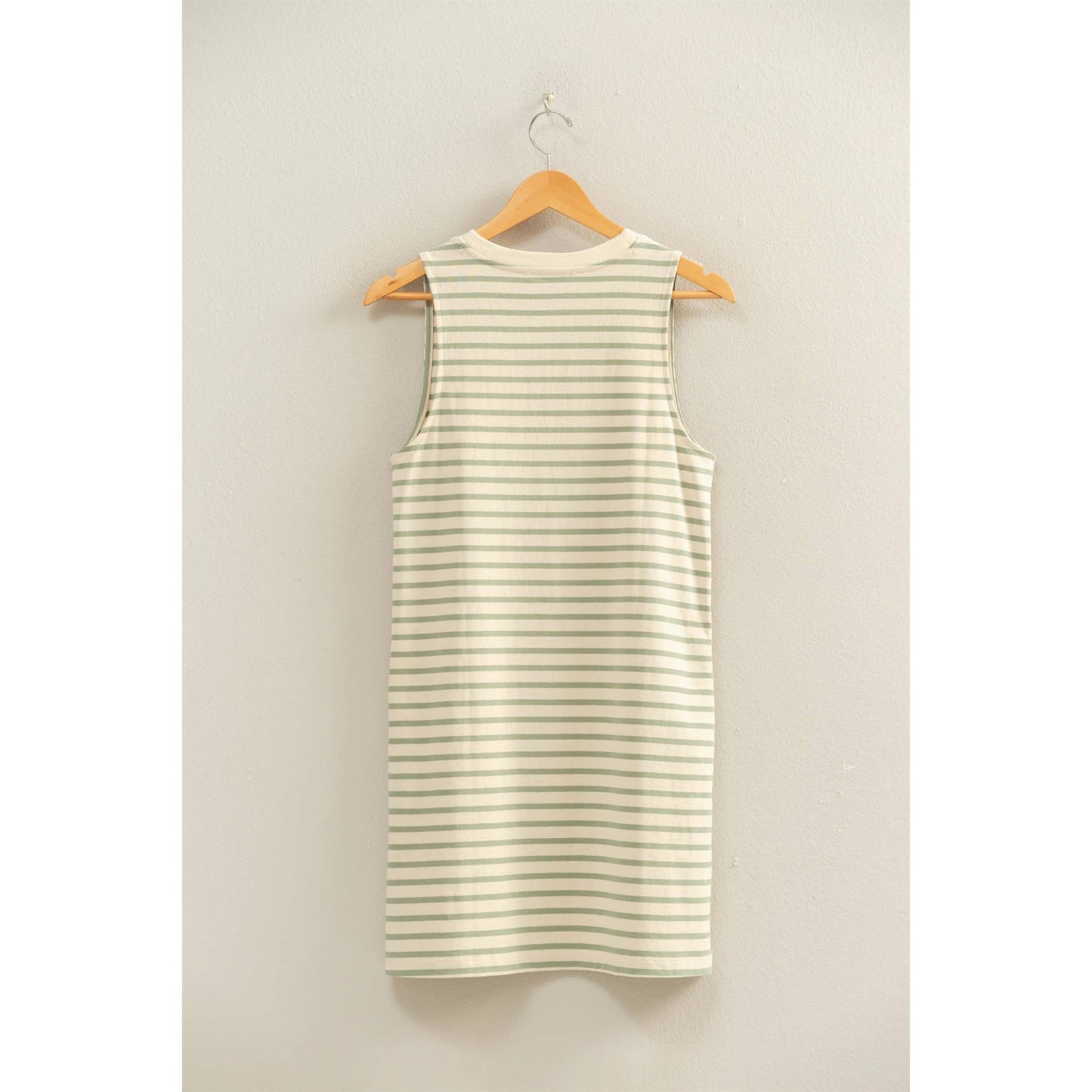 Striped Sleeveless Mini Dress