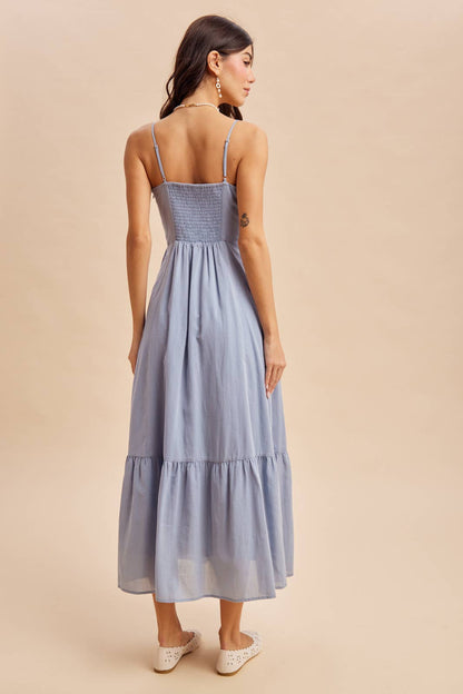 LACE DETAIL MAXI DRESS