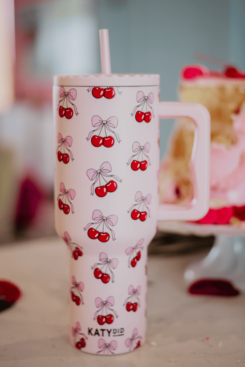 Cherry Bow Wholesale 38 Oz Tumbler Cup