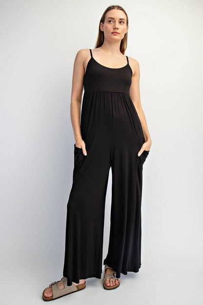 VISCOSE MODAL WIDE LEG ONESIE