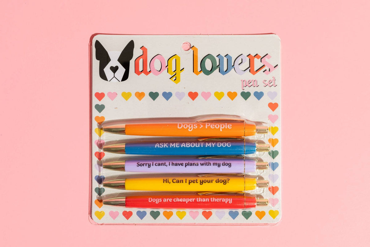 Dog Lovers Pen Set (funny gifts, dog mom gifts, novelty pen)