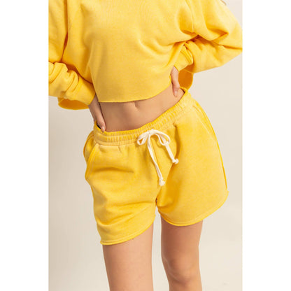 DZ25A915-Drawstring Lounge Shorts