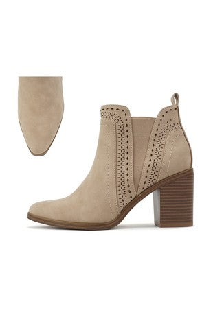 Casual Ankle Block Bootie