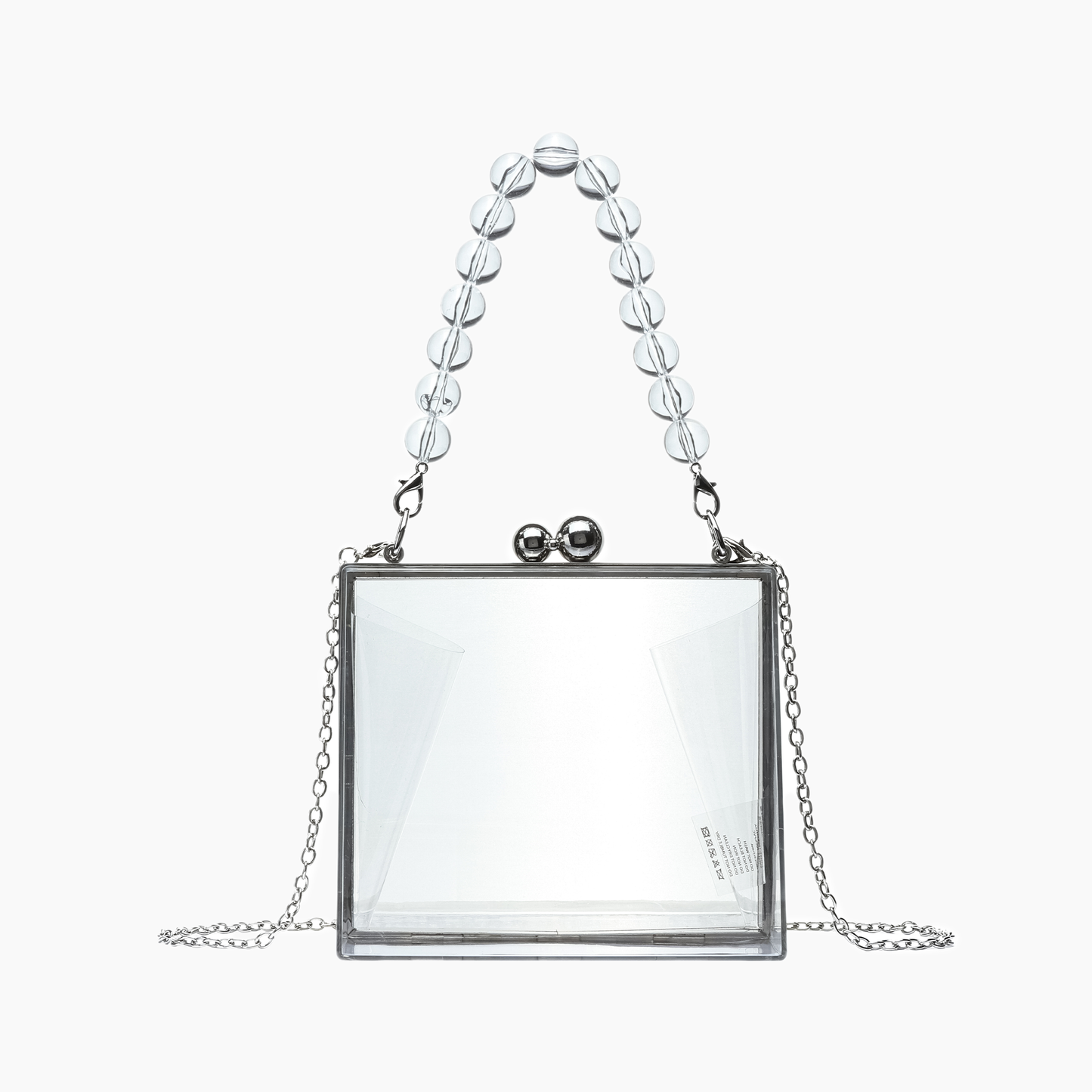 Bella Top Handle Clear Clutch