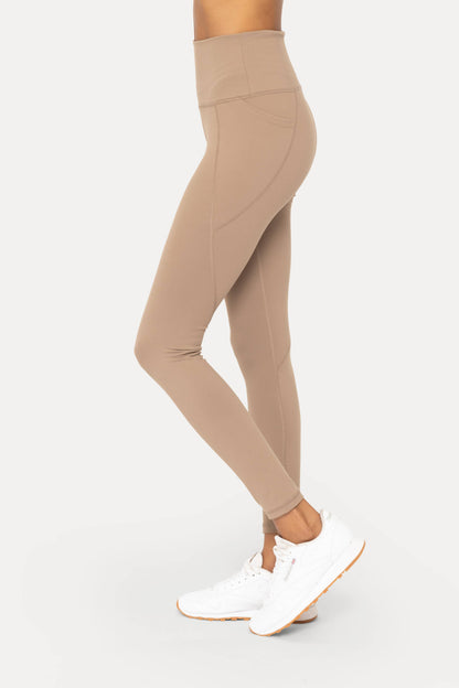 Tapered Band Essential Solid Highwaist Leggings