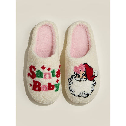 Santa Baby Fleece Soft Slipper