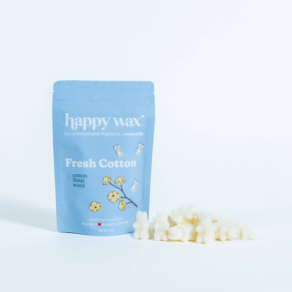 Fresh Cotton Wax Melts - Sample Pouch (2 oz)