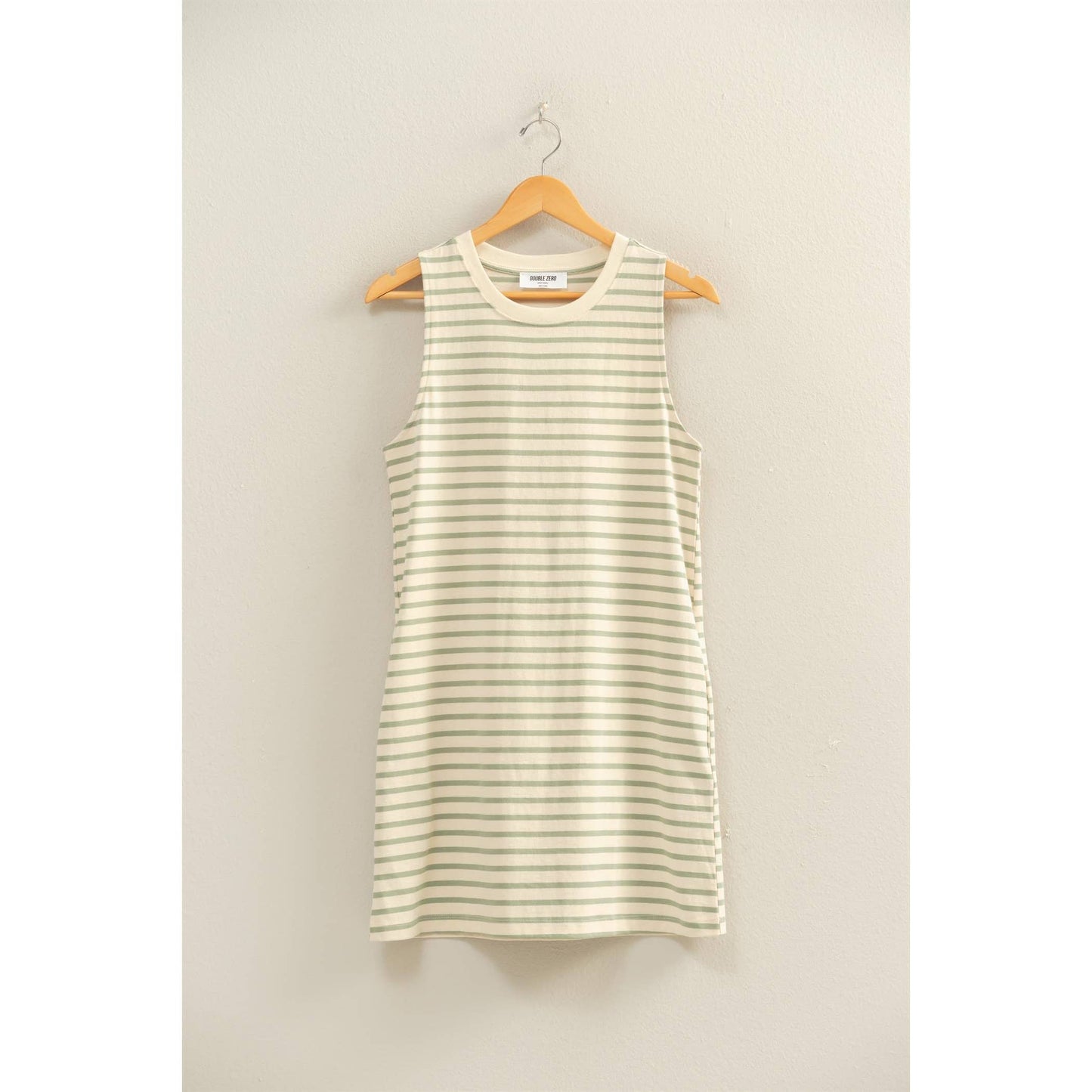 Striped Sleeveless Mini Dress