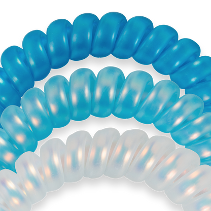 Spiral Hair Coils | Large | Blue Seas