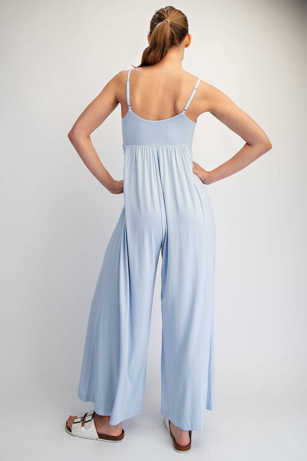 VISCOSE MODAL WIDE LEG ONESIE