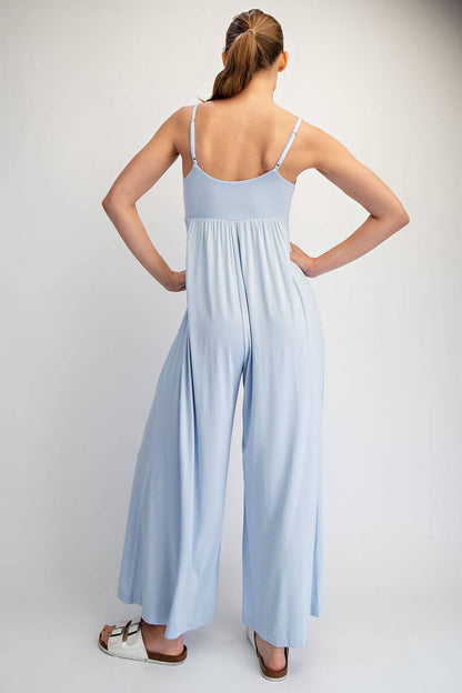 VISCOSE MODAL WIDE LEG ONESIE