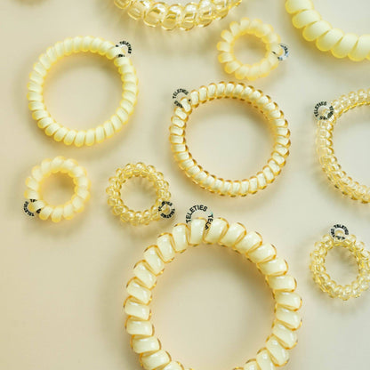 Spiral Hair Coils | Large | Butter Yellow Hair Ties
